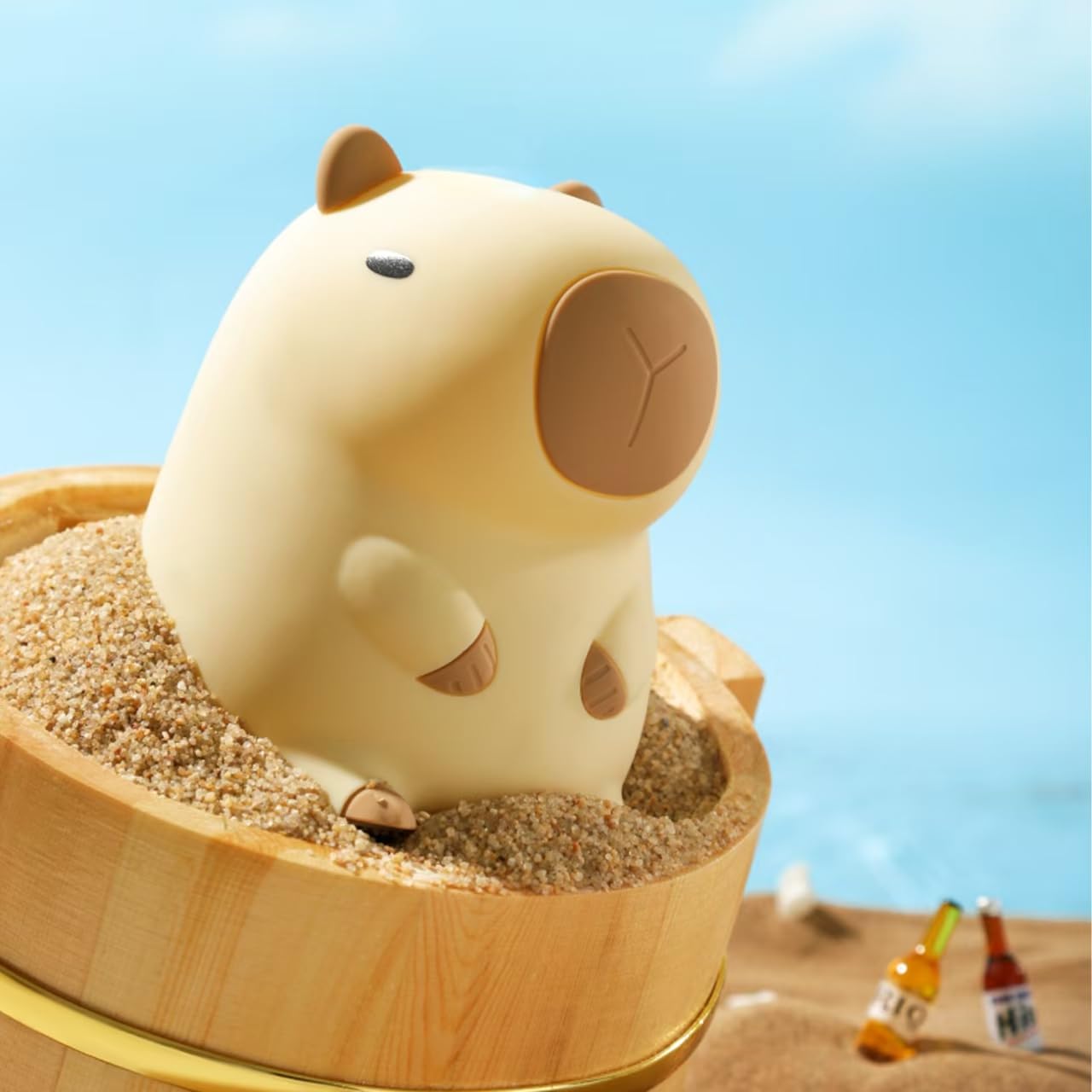 Atsui Cute Capybara Night Light Led Squishy Novelty Animal Lamp Food Grade Silicone 2 Level Dimmable Breastfeeding Nursery Nightlight For Room Decor Funny Gifts Stuff For Boys Girls Baby Children
