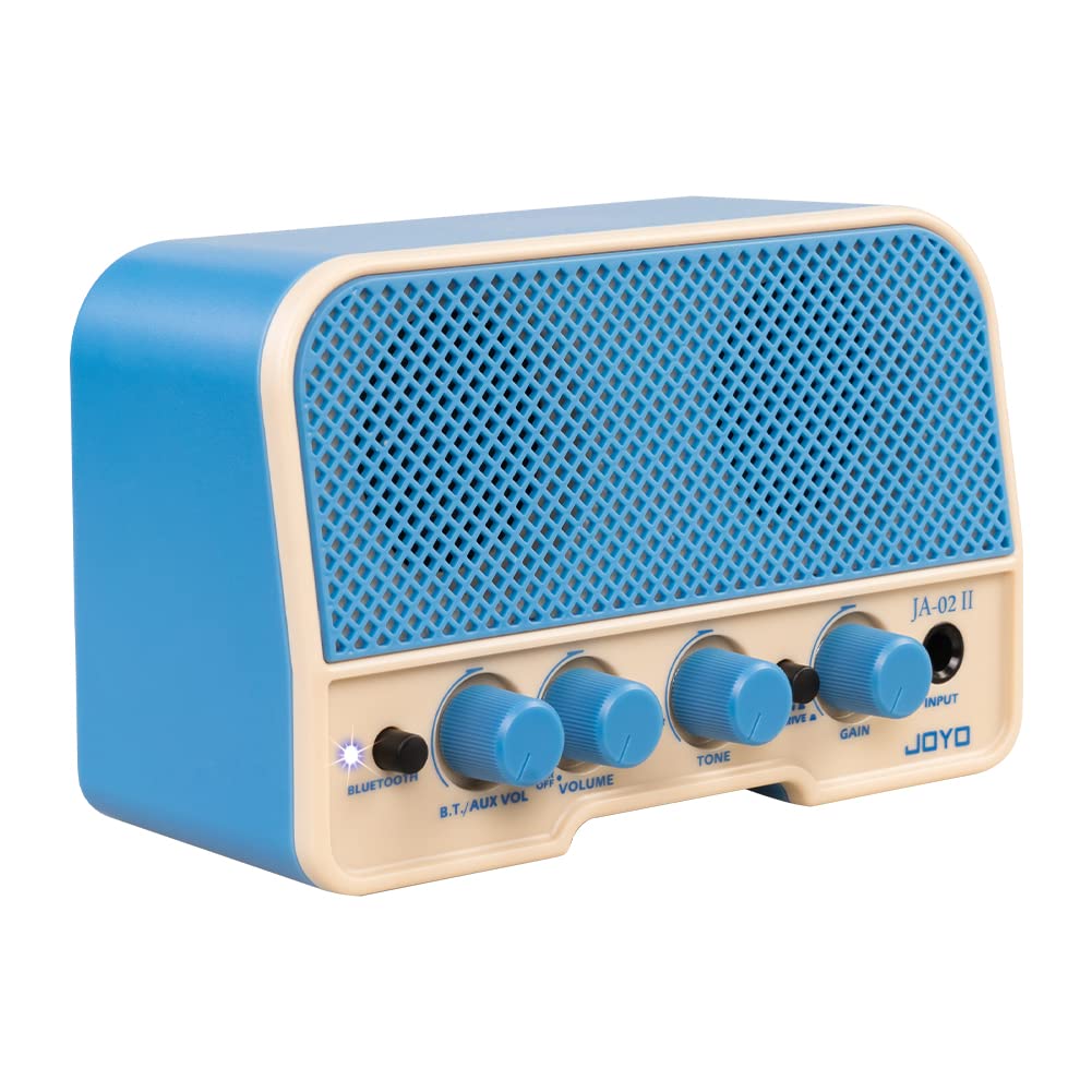 JOYO Combo Guitar Amplifier Bluetooth 5W Recharging Small Mini Practice Headphone Guitar Amp with Clean & Overdrive Channels (JA