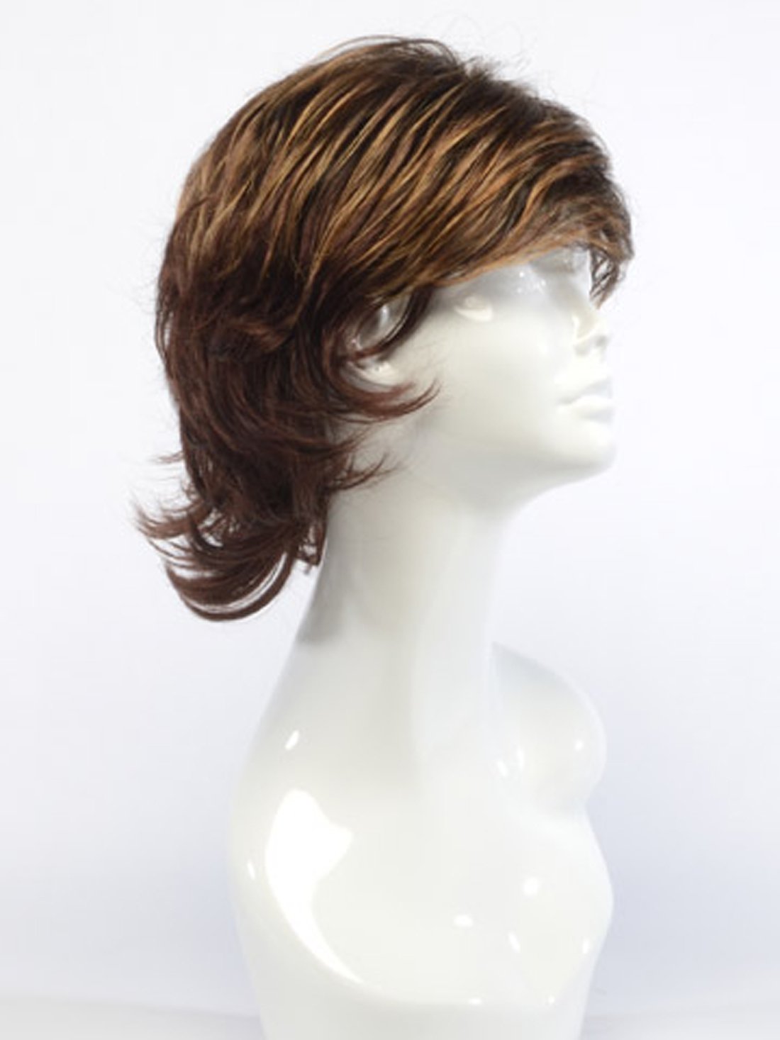 Raquel Welch Breeze, Short Textured Layers With A Feathered Bob Style Hair Wig For Women, R6 Dark Chocolate by Hairuwear