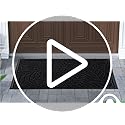 Yimobra Front Door Mat Outdoor Indoor, 29.5x17 All-Season Waterproof Door Mat Outside Entrance, All-Weather Non-Slip Outsi...