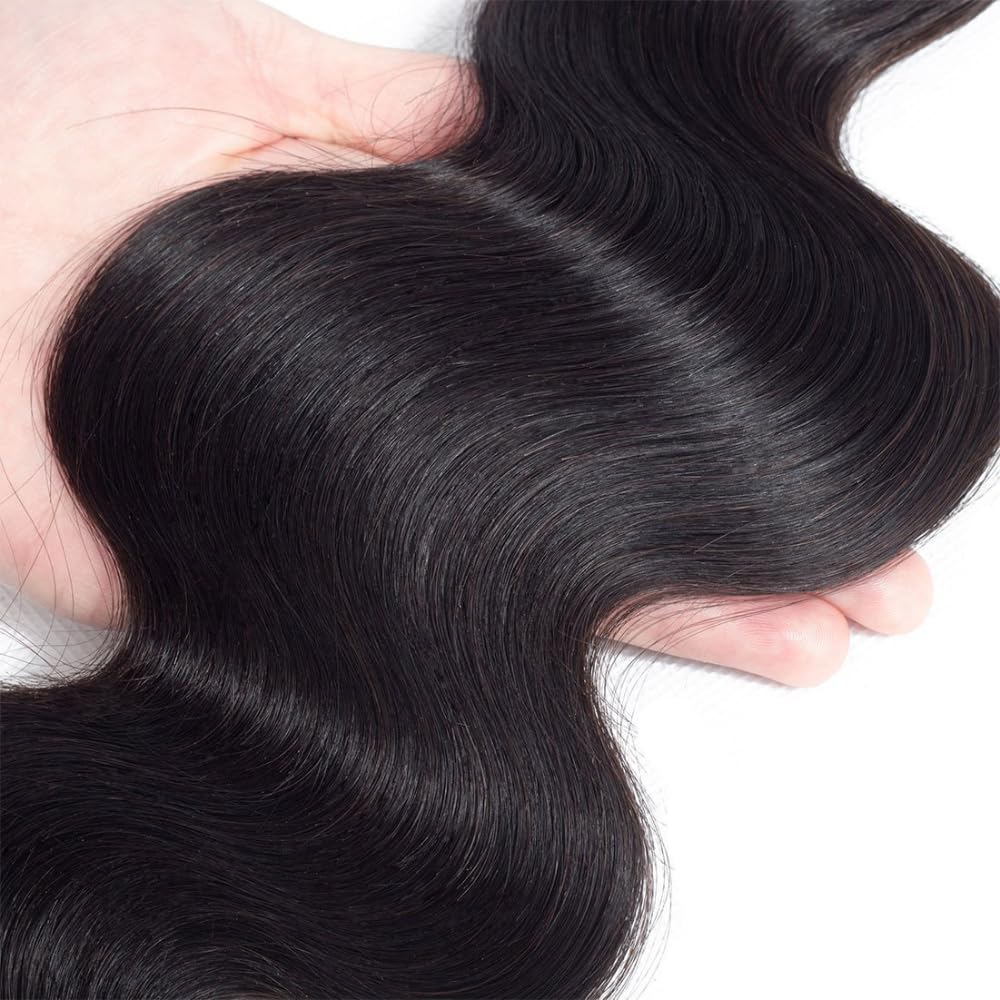 huarisi 10A Brazilian Body Wave Human Hair Bundles 10 12 Inch 100% Unprocessed Virgin Human Hair Body Wave Bundles Hair 2 Bundle