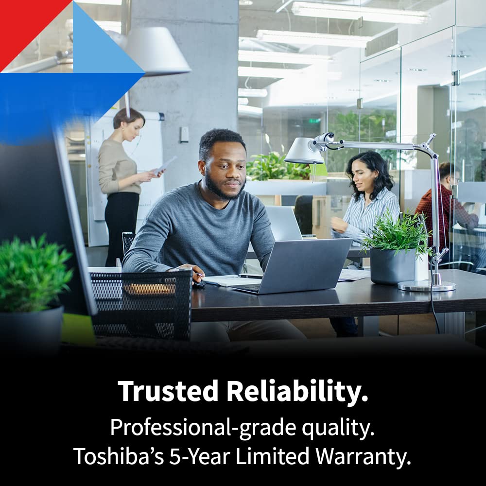 Toshiba N300 Pro 18Tb Large-Sized Business Nas (Up To 24 Bays) 3.5-Inch Internal Hard Drive - Up To 300 Tb/Year Workload Rate Cm