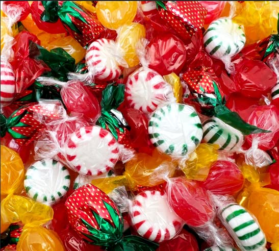Old-School Hard Candy Mix - Bulk Pack 2 Pounds - Individually Wrapped