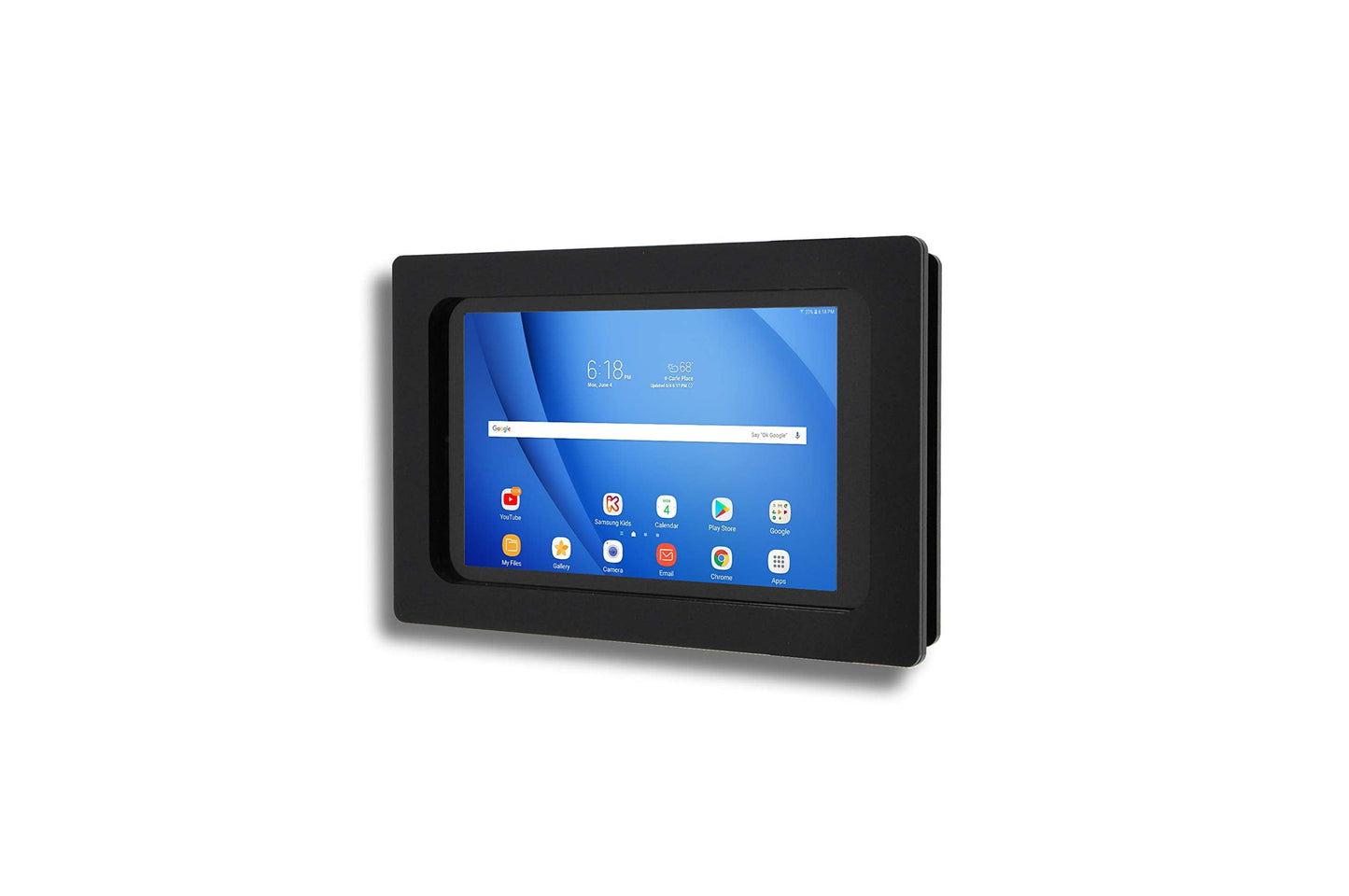 Tabcare Security Anti-Theft Acrylic Vesa Enclosure For Samsung Galaxy Tab S9+ S8+ S7+ 12.4 S7 Fe & S9 Fe+ With Wall Mount Kit (Black Tab S9+ S8+ S7+ S7 Fe S9 Fe+ 12.4) -Like New