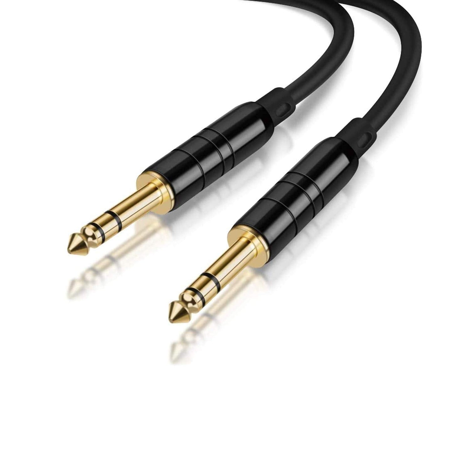 CableCreation 1/4 TRS Cable 33ft, Pro Grade Instrument Guitar Cable,1/4 Inch 6.35mm Balanced Stereo Audio Cord for Bass,Keyboa