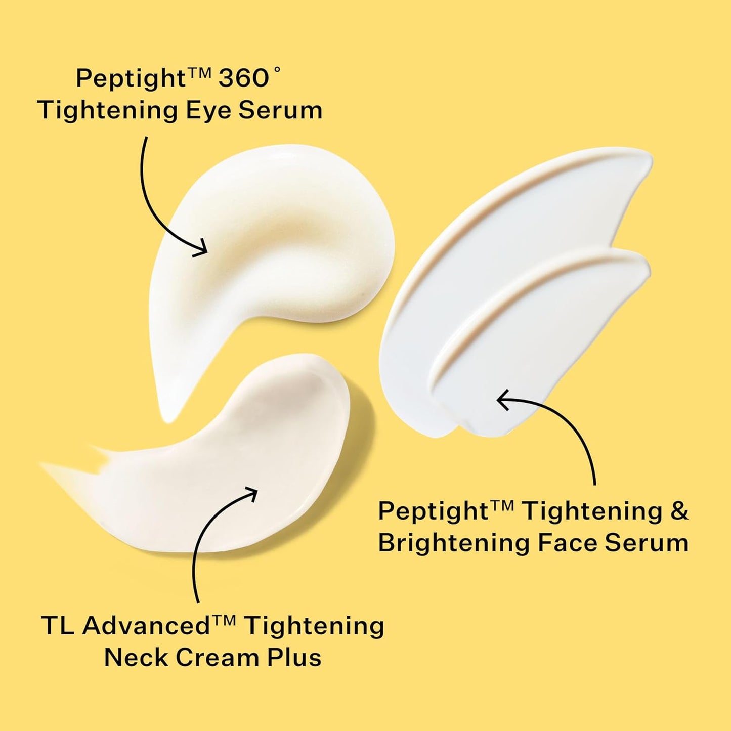 StriVectin Tighten & Lift Power Starters Trio Kit, 3 piece Peptide Kit for Face, Eyes and Neck, to help visibly reduce the look of Wrinkles and Fine Lines