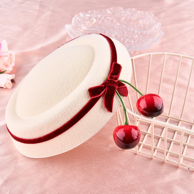 Decorative Hat Hair Clip Christmas Hair Accessories for Women Girls Party Favor Barrette Hat Prom Festival Tea Party Hats Small