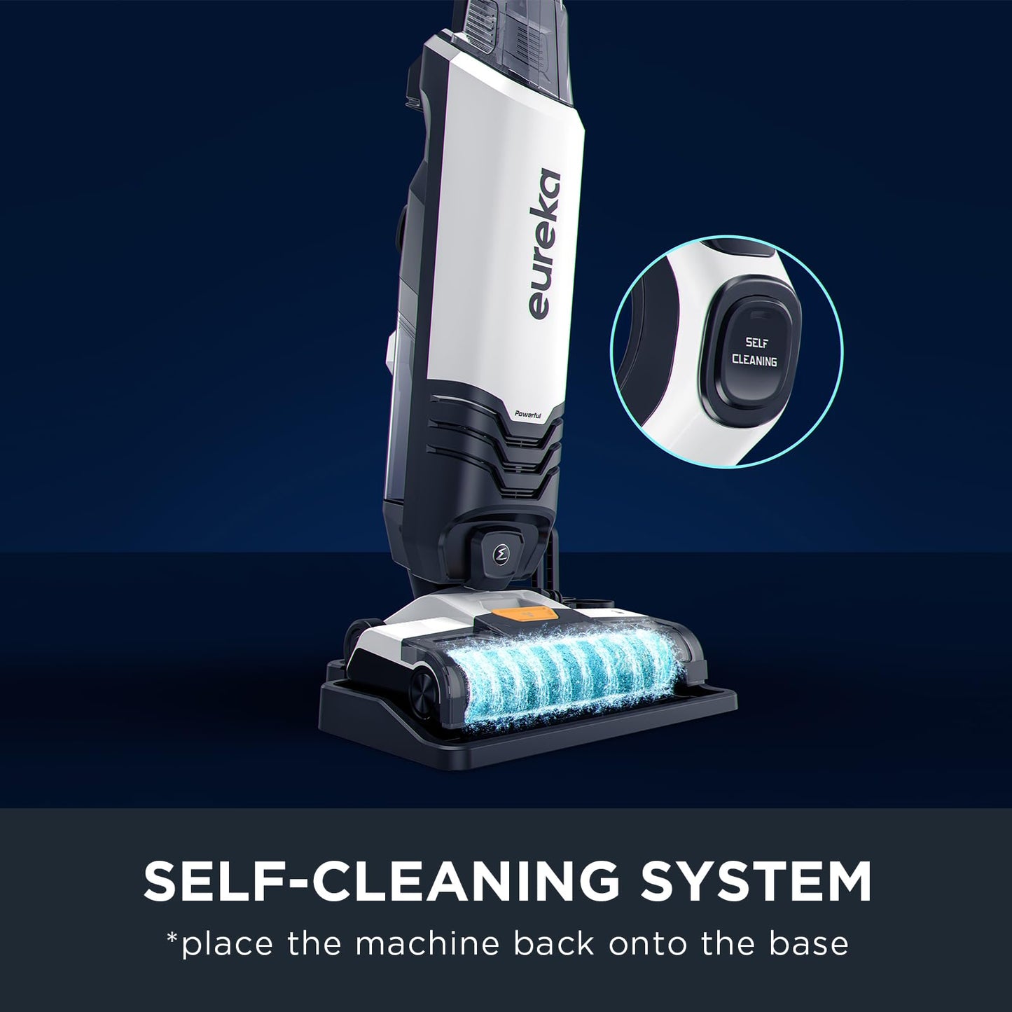 Eureka All In One Wet Dry Vacuum Cleaner And Mop For Multi-Surface Lightweight Self-Cleaning System, For Hard Floors And Area Ru