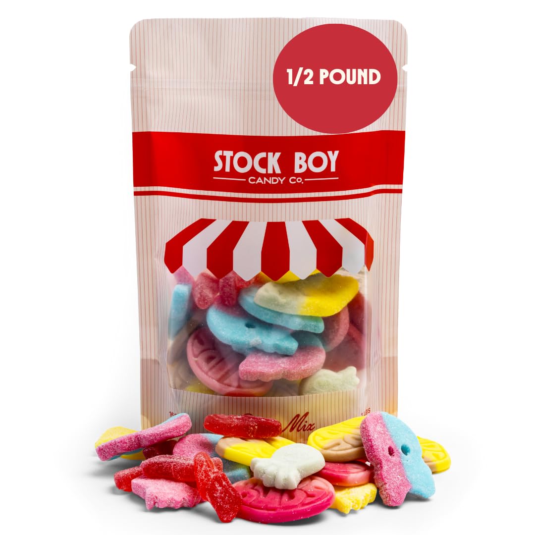 Bubs Swedish Godis Candy 1/2 Pound Mix Sweet and Sour Swedish Vegan Stock Boy Candy Co. Imported Fresh from Sweden
