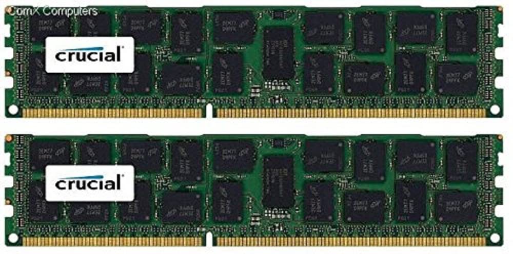 Crucial 32GB Kit (16GBx2) DDR3/DDR3L-1600 MT/s (PC3-12800) DR x4 RDIMM Server Memory CT2K16G3ERSLD4160B / CT2C16G3ERSLD4160B-New