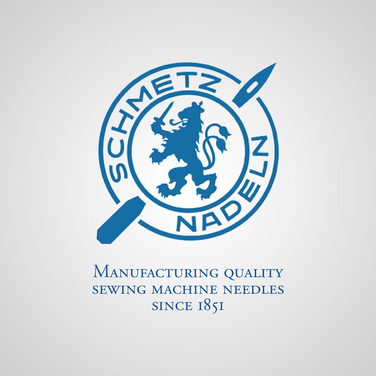 SCHMETZ Quilting Needles - Size 90/14, 5-Needle Cards, Box of 100 Needles