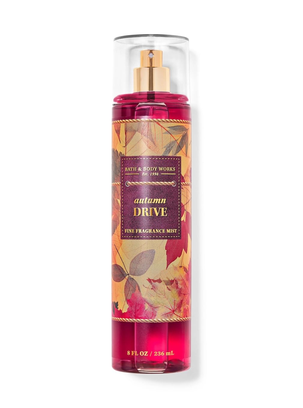 Bath and Body Works Fine Body Fragrance Mist 8 Fluid Ounce (Autumn Drive)
