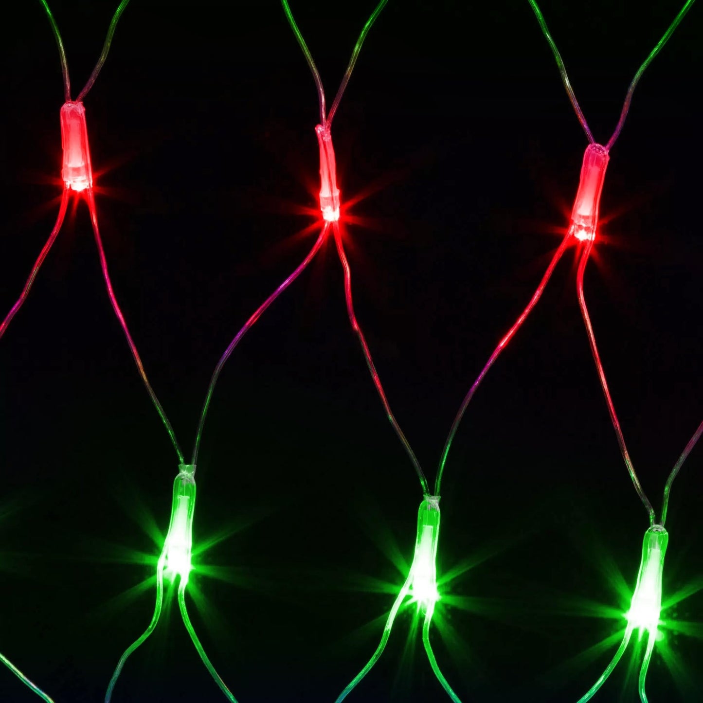 198 Led 9.8 Ft*6.6 Ft Net Lights Plug In 8 Lighting Modes Mesh Light Connectable Waterproof Christmas Net Lights Outdoor For Bushes Wedding Holiday Garden Xmas Tree Decorations(Red And Green)