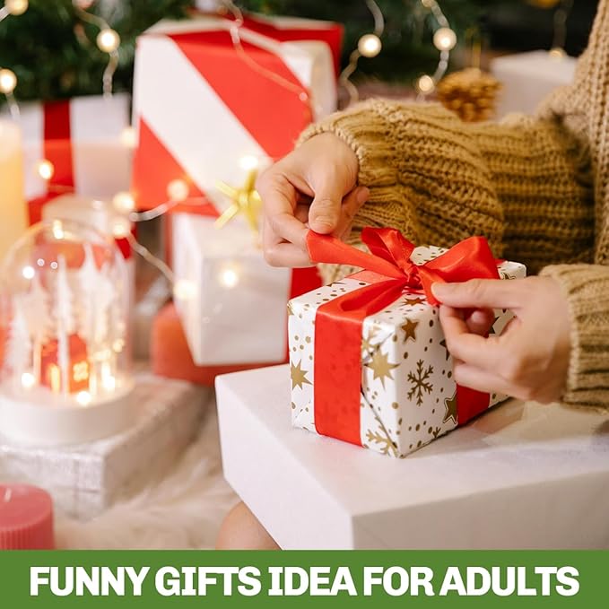 Christmas Tree Silicone Wine Stoppers,Christmas Stocking Stuffers Kitchen Gadgets Gifts for Adults,Funny White Elephant Santa Gag Gifts