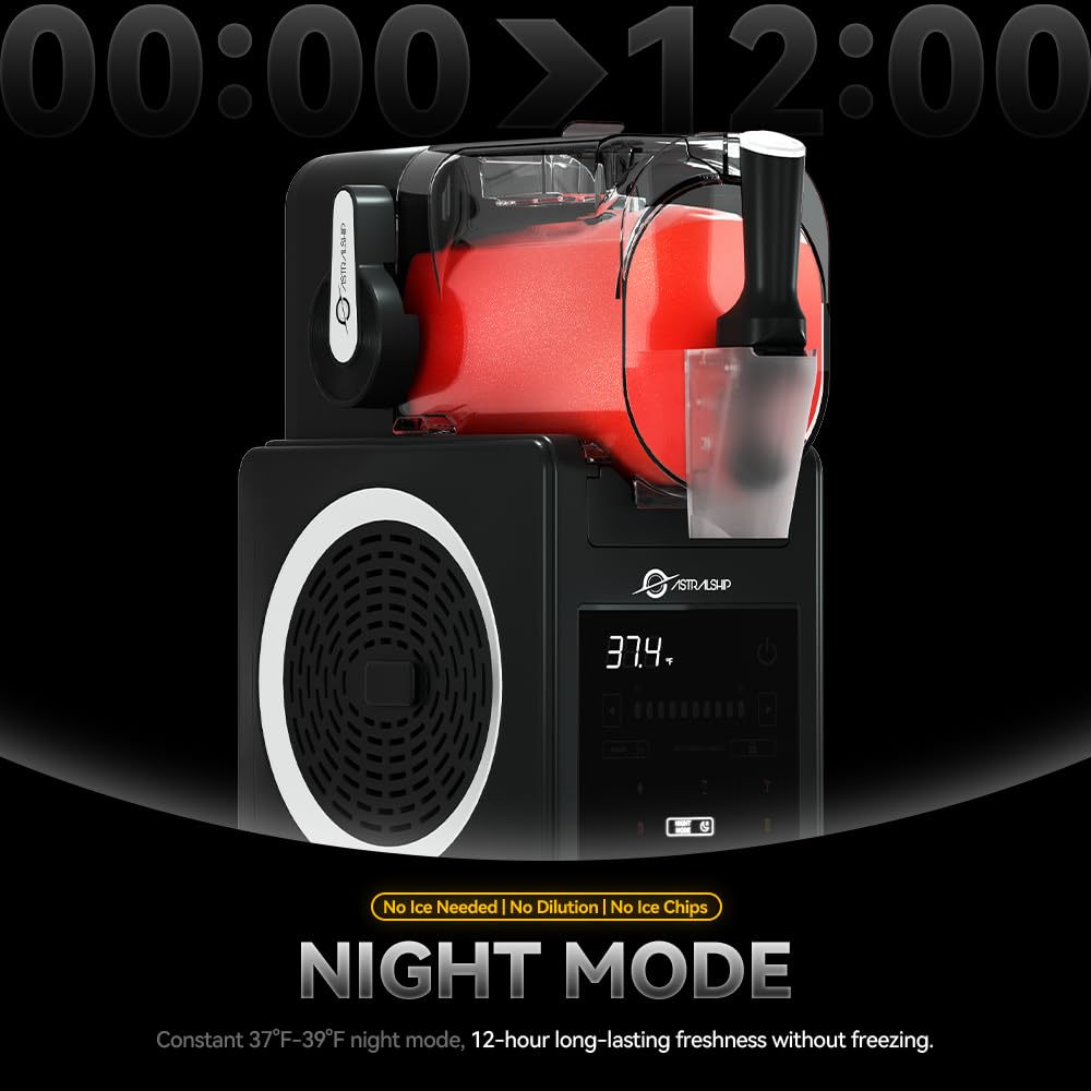 Frozen Drink & Slushie Maker for Home Parties – 85oz Capacity, 5 Modes, Auto Rinse, Night Mode, Smart Temp Control – Perfect for Margaritas & Smoothies