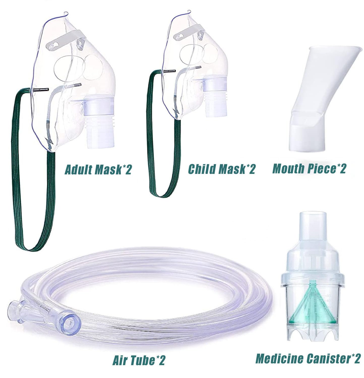 2 Set Nebulizer Replacement Kit