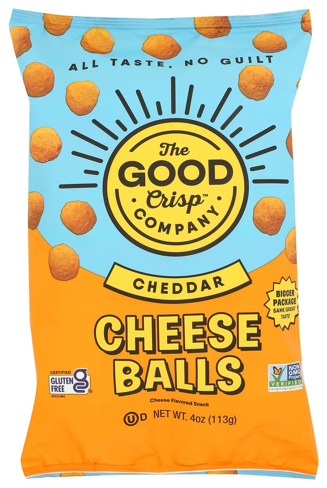 THE GOOD CRISP COMPANY Cheddar Cheese Balls 4 OZ