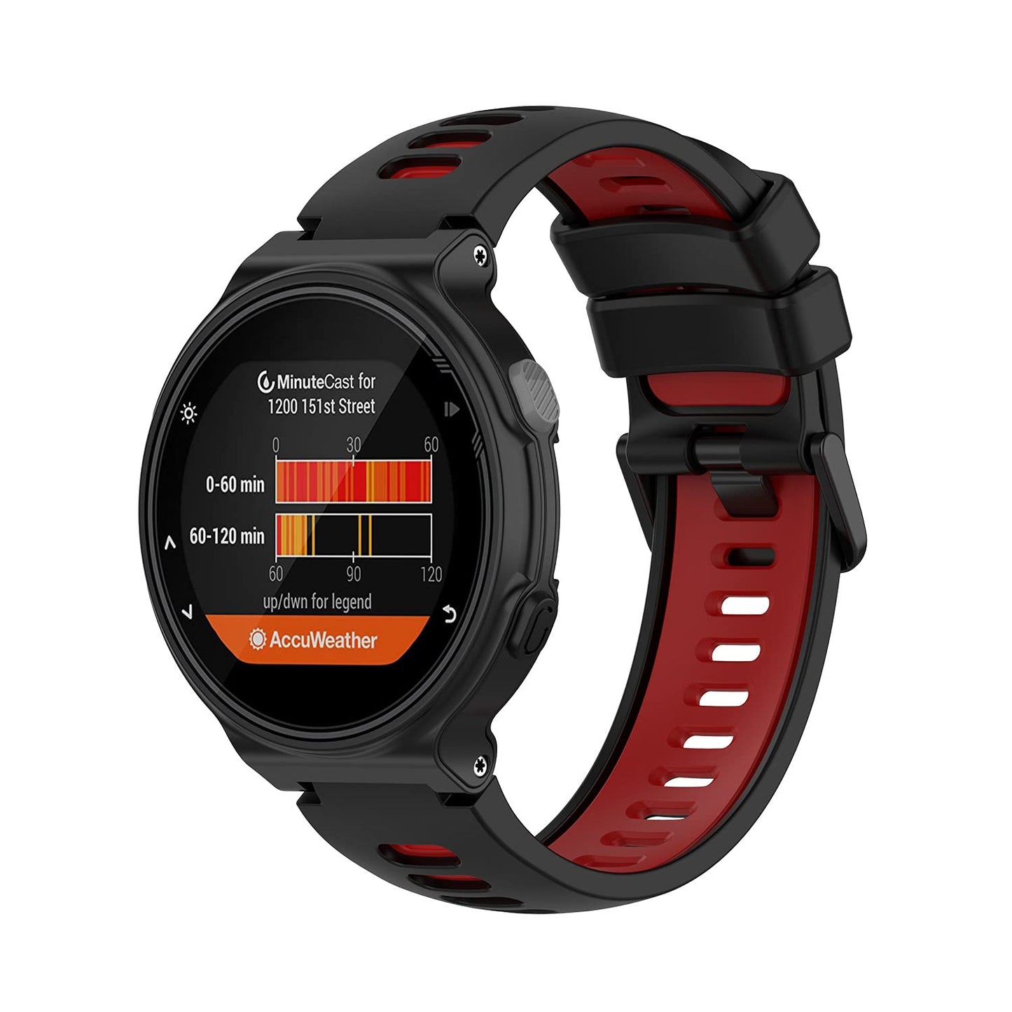 Muovrto Replacement Band For Garmin Approach S20/S6/S5,Watch Band Strap For Forerunner 220/230/Forerunner235Xt/735Xt