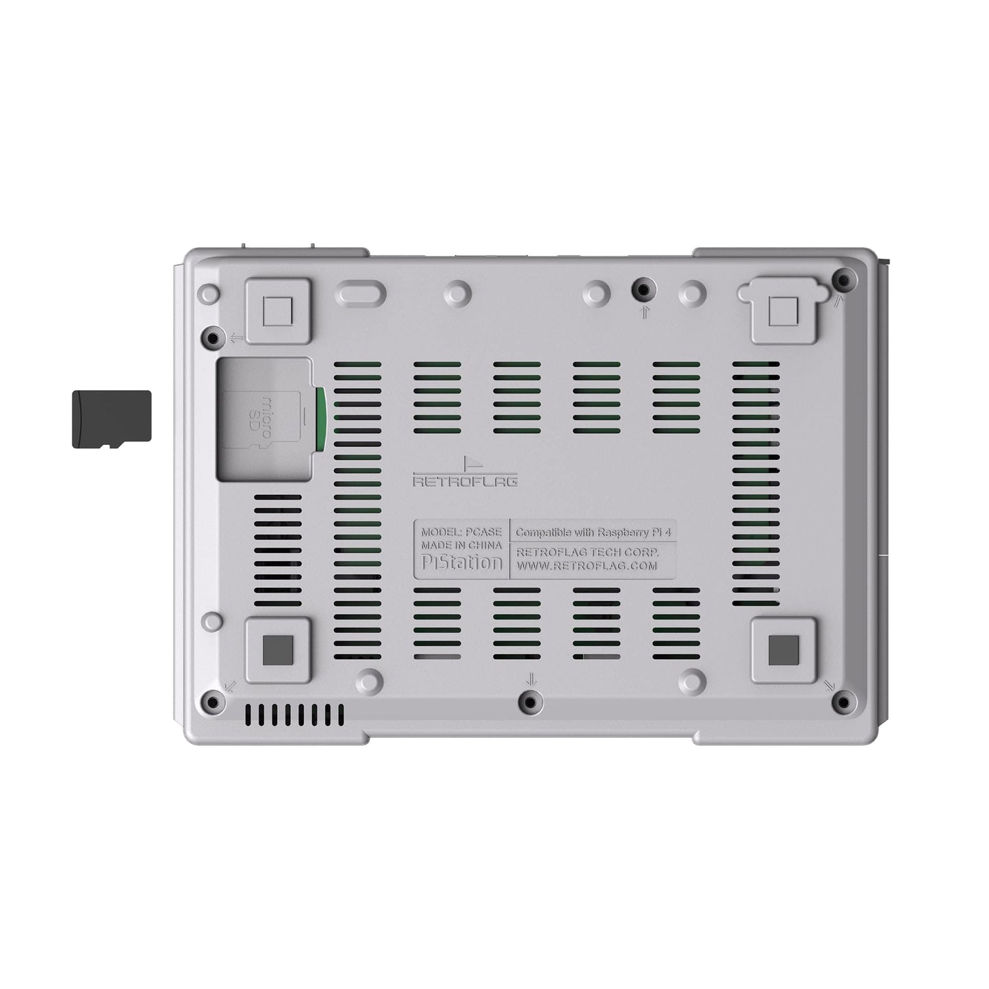 Retroflag Station Case For Raspberry Pi 4 With Safe Shutdown Safe Reset, Easy Entry Ports And Side Access To Sd Card, Fully Func
