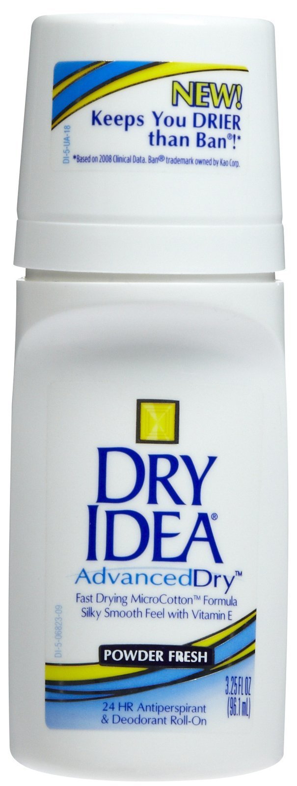 Dry Idea Roll On Antiperspirant/Deodorant, Powder Fresh - 3.25 oz