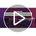 ROCKBROS Photochromic Sports Sunglasses Mens Pickleball Glasses Cycling Glasses MTB Sunglasses, with Removable Elasctic Band