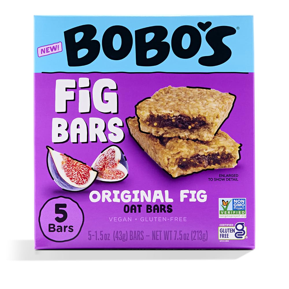 Bobos Oat Bars Original Fig Bar 5 Count 1.5 OZ
