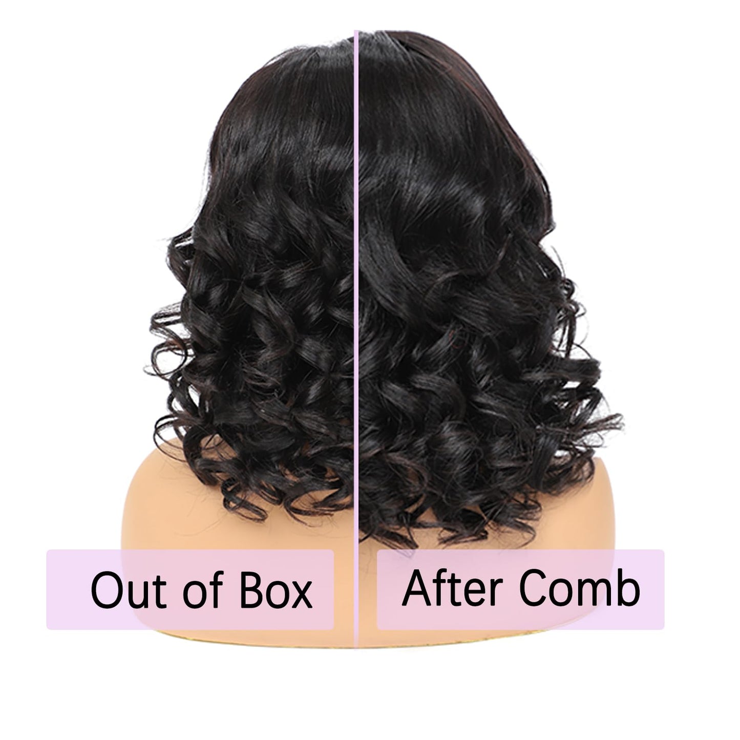 5x5 Pre Cut Lace Front Wigs Human Hair Wear and Go Glueless Wig Pre Plucked Pre Cut 180 Density 5x5 HD Lace Closure Wigs Upgrade