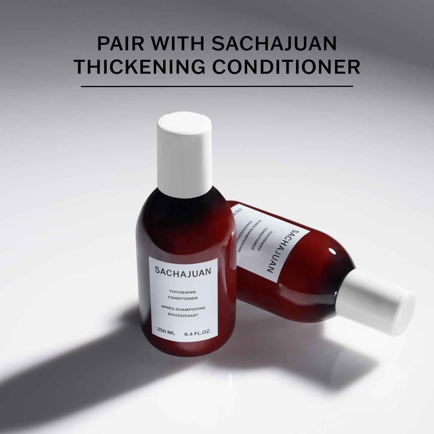 SACHAJUAN Thickening Hair Shampoo, Volumizing, Heat & UV Protectants, Shine & Smooth Volume, Paraben-Free, 33.5 fl oz