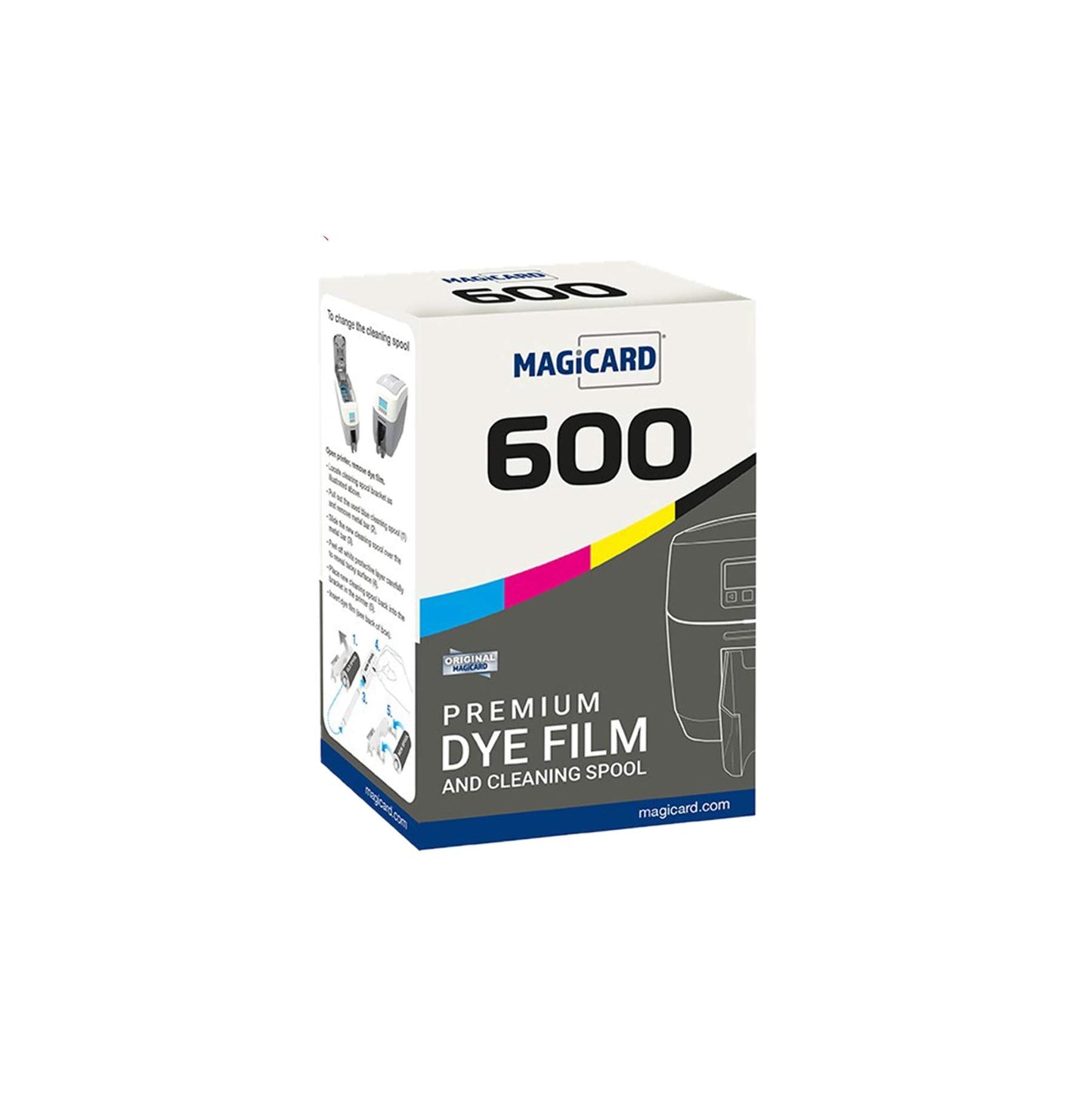 Magicard 600 MB300YMCKO Color Ribbon - YMCKO - 300 Prints with Bodno Software Demo Card-New