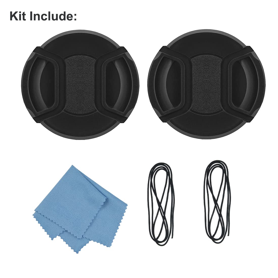 Sioti 58Mm Lens Cap (2 Packs), Camera Lens Cover, Compatiable For Almost All Brands Of Lenses(58Mm)