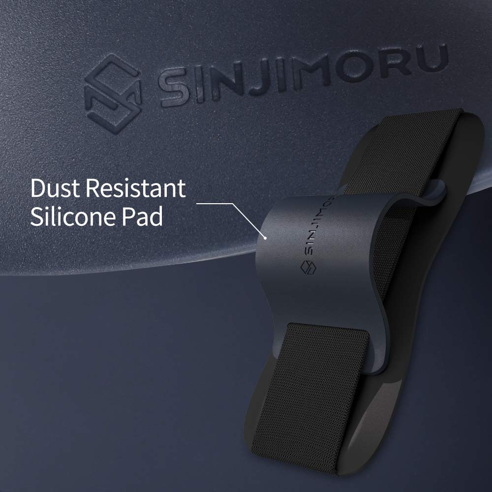 Sinjimoru Phone Grip With Silicone Band - Comfortable One-Hand Holder & Kickstand For Smartphones, Tablets, And Ereaders For Iph