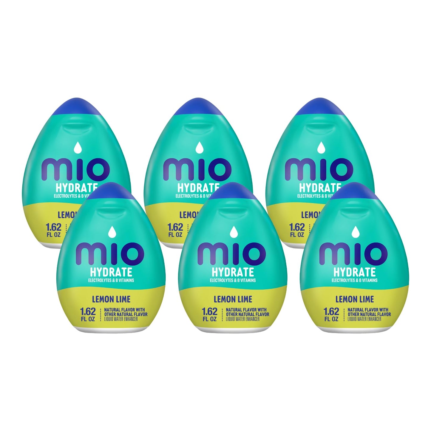 Mio Sport Liquid Water Enhancer, Lemon Lime, 1.62 Oz, 6-Pack
