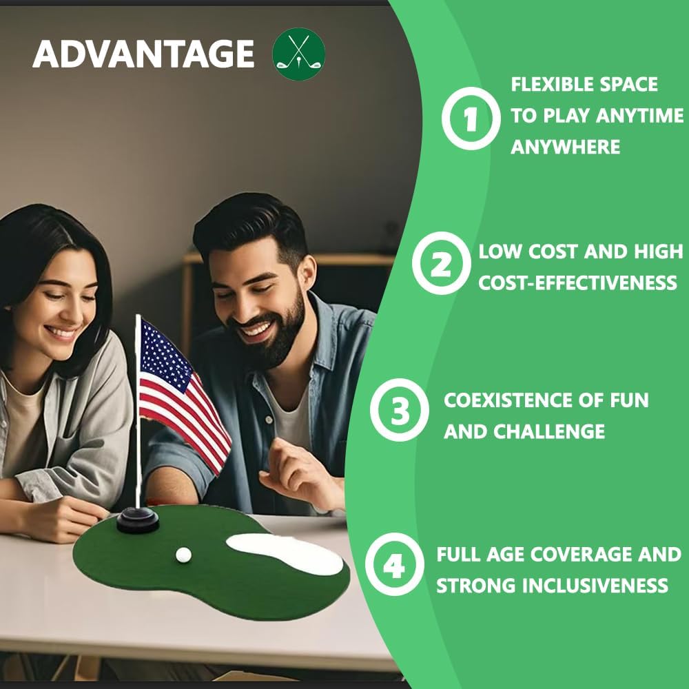 4 Set Golf Centerpieces Table Decorations Golf Party Supplies Including Ball Sand Trap Red Flag Plastic Flag Stand for Sport Themed Birthday Party Decor (Green Golf centerpieces set2)