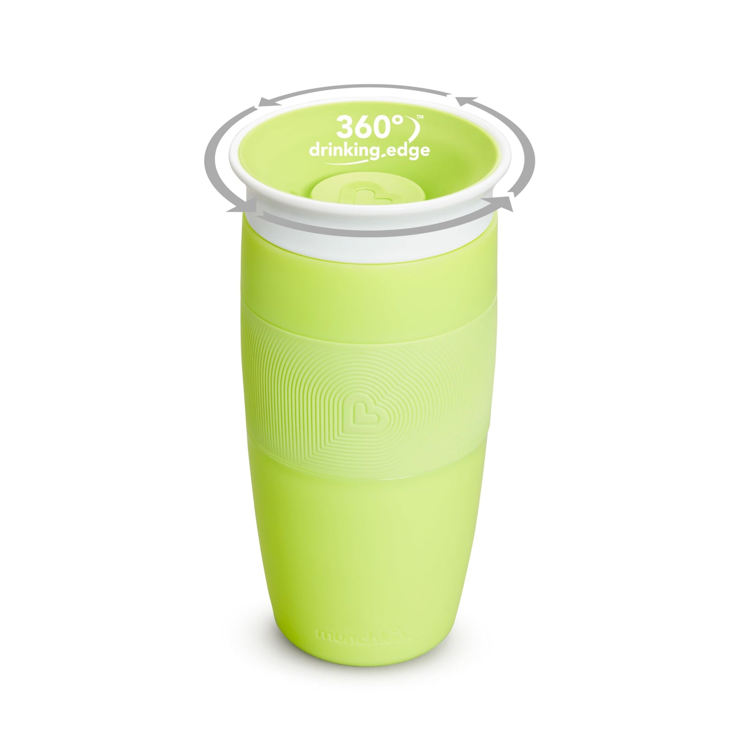 Munchkin Sippy Cup for Toddlers, Miracle 360 Cup, 14 Ounce, Green