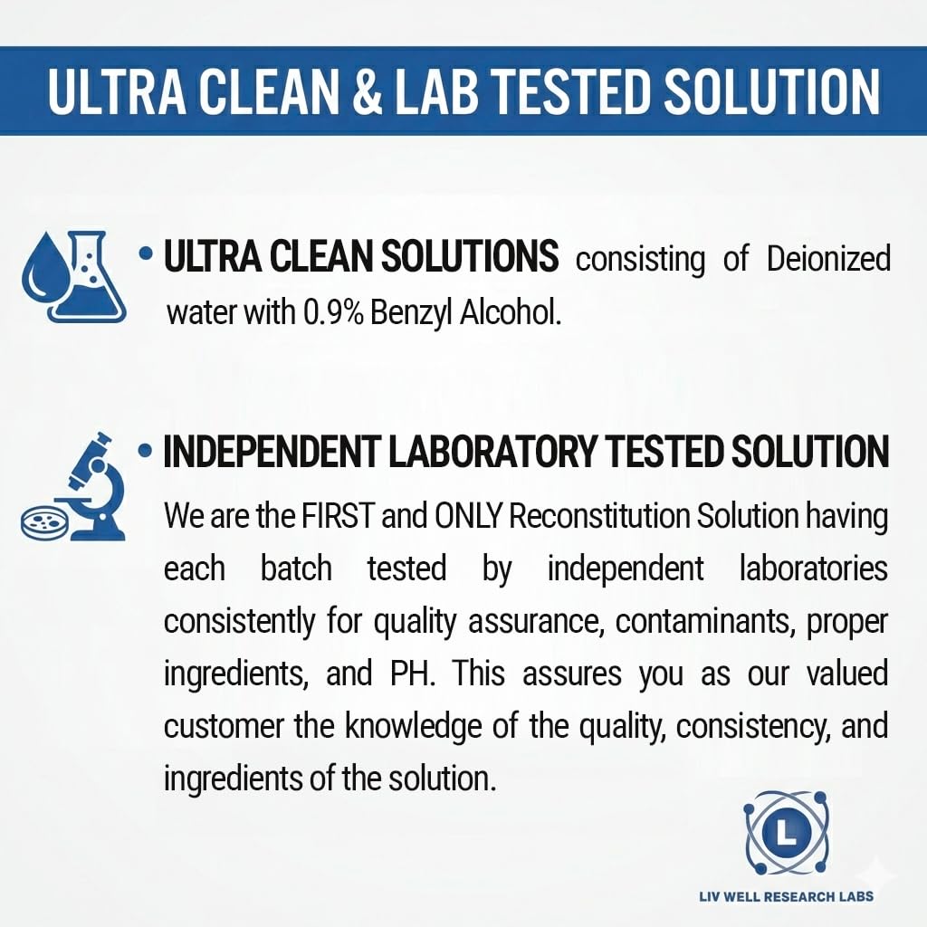 Reconstitution Solution 2-Pack - 10ml - Ultra Clean | Made in USA