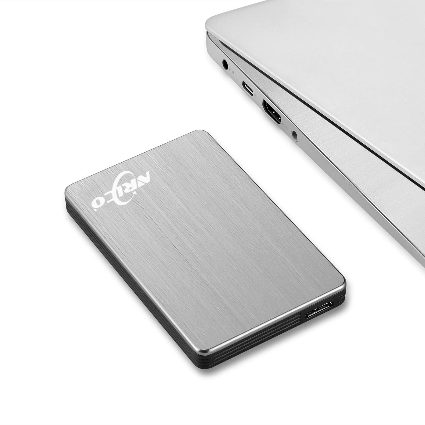 Nrico Portable External Hard Drive Usb 3.0 Hdd 2.5Inch Storage Compatible For Pc, Mac, Desktop,Ps4 (160Gb, Grey)