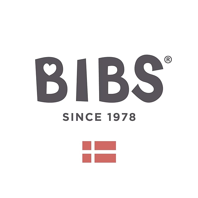 BIBS Boheme Pacifier 2-Pack. BPA Free, Round Nipple. Natural Rubber Latex, Made in Denmark, Size 2 (6-18 Months) - Vanilla/Candy Apple