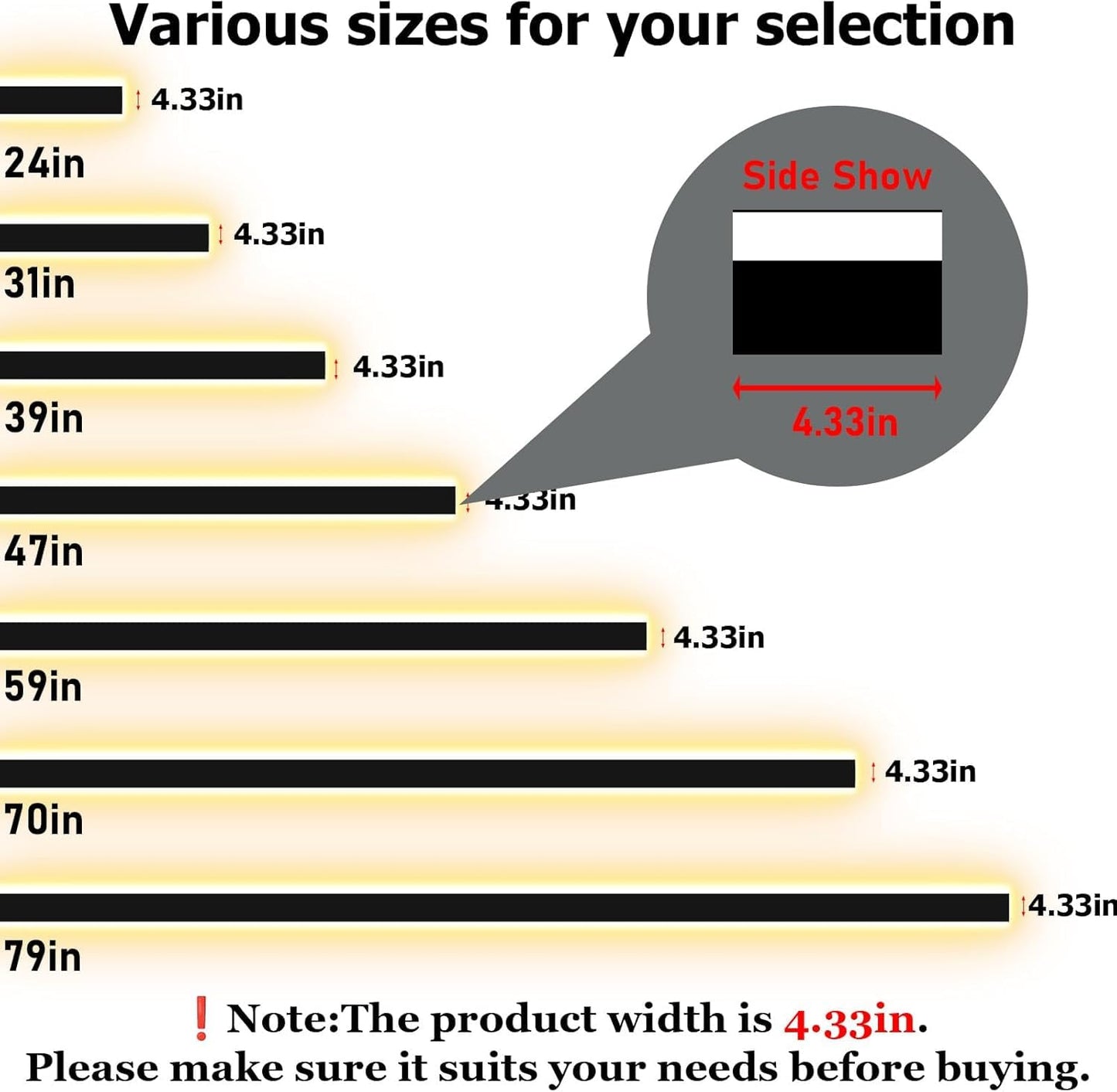Pedforn 31In Modern Outdoor Wall Light Ip65 Waterproof Outdoor Wall Sconce 3000K-6000K Dimmable Led Black Garage Lights Exterior Wall Lighting Anti-Rust Linear Long Wall Light