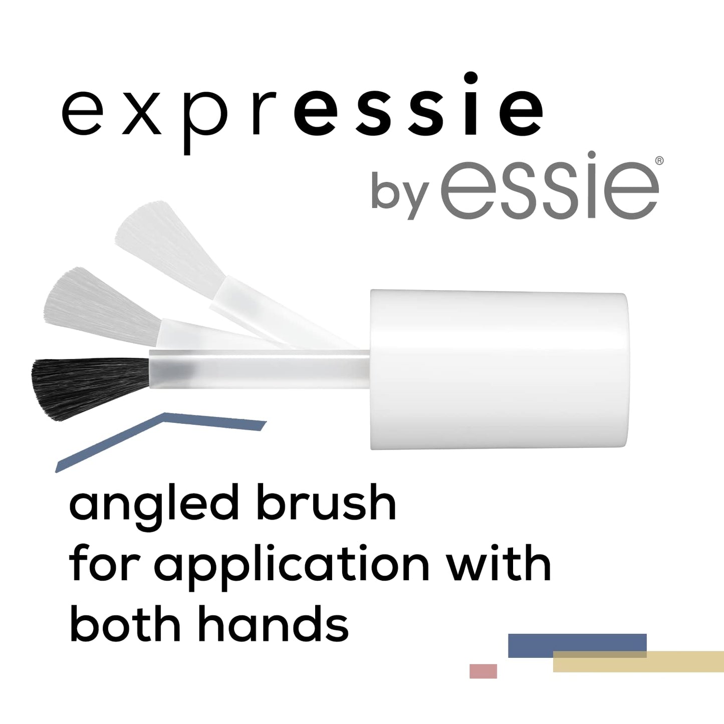 essie expressie Quick-Dry Nail Polish, 8-Free Vegan, Sk8 with Destiny, Soft Grey, Just for Kicks, 0.33 Ounce