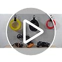 Heavy Duty Storage Straps(10-Pack), Trilancer Hook-and-Loop Cord Organizer and Hanger with Triangular Buckle to Hang on Wa...