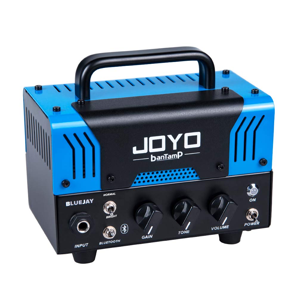 JOYO Bluejay BanTamp Series Mini Amp Head 20W Hybrid Tube 2-Channel Guitar Amplifier with Bluetooth (No Sound, Need Extra Speake