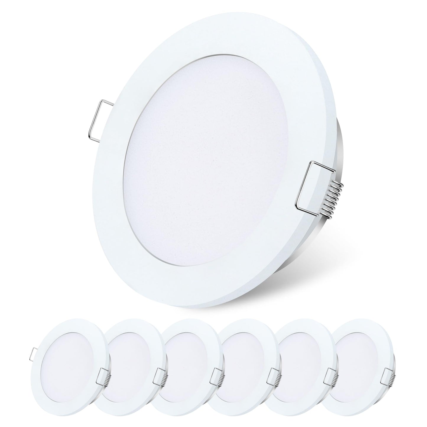 GZV RV Puck Light, RV Recessed Ceiling Light, DC 12V LED Light for Under Cabinet Camper Van Truck Motorhome Interior Lighting, 6