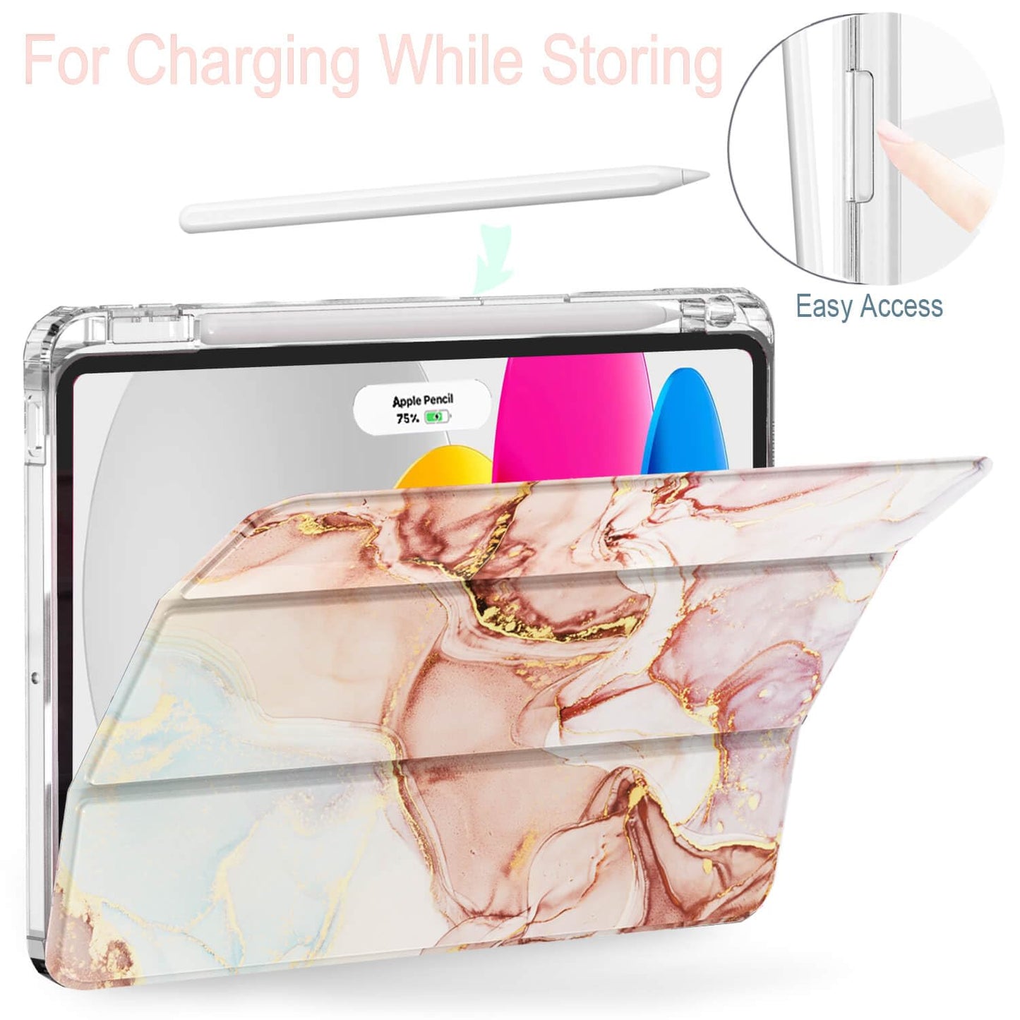 Feams Slim Case For Ipad Air 11-Inch M3 2025 / M2 2024, Ipad Air 5Th Generation 2022 / Ipad Air 4Th Generation 2020 10.9 Inch Ca