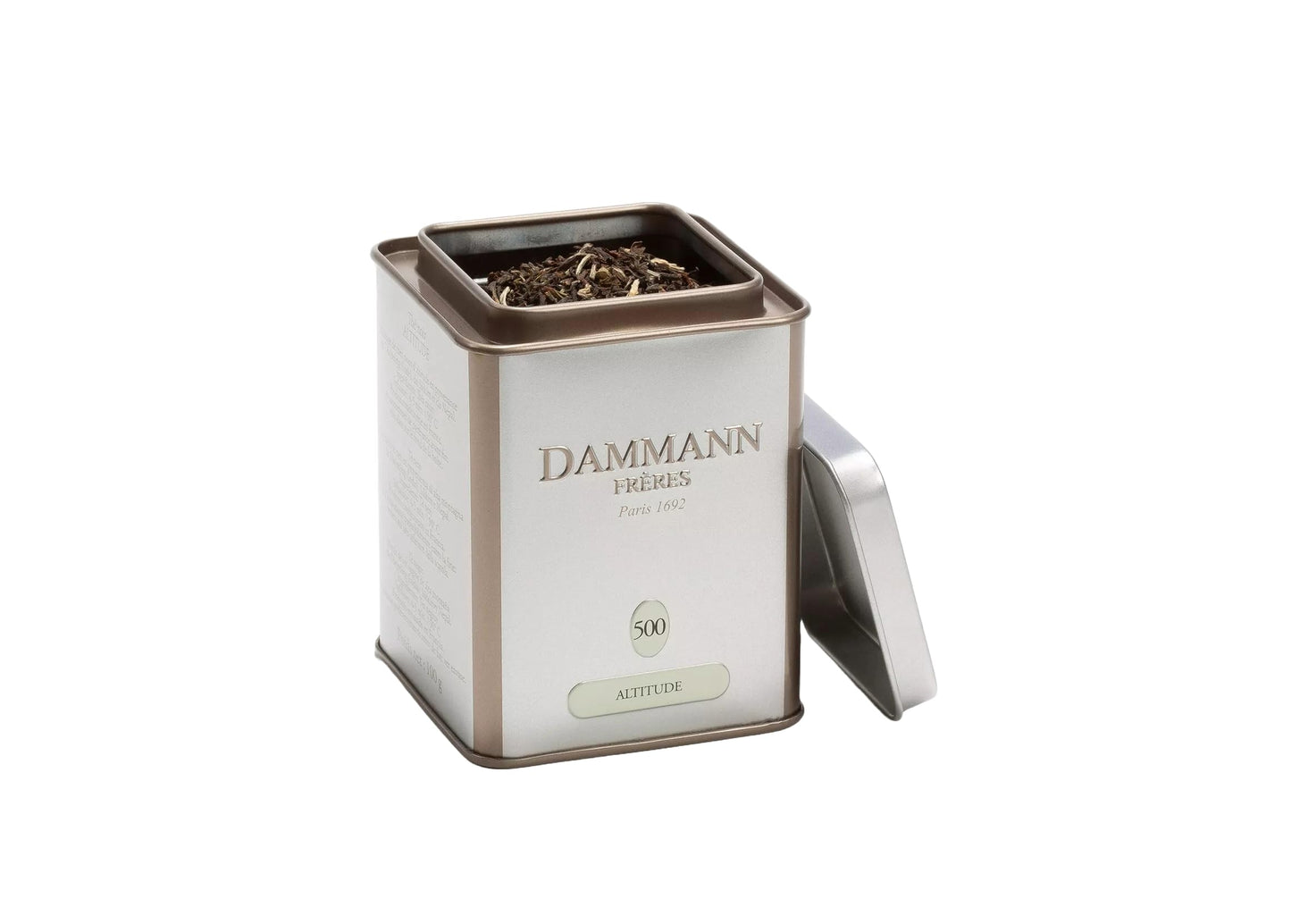 Dammann Freres Loose Leaf Altitude enhanced Gourmet French Black Tea 3.52 Ounce Tin
