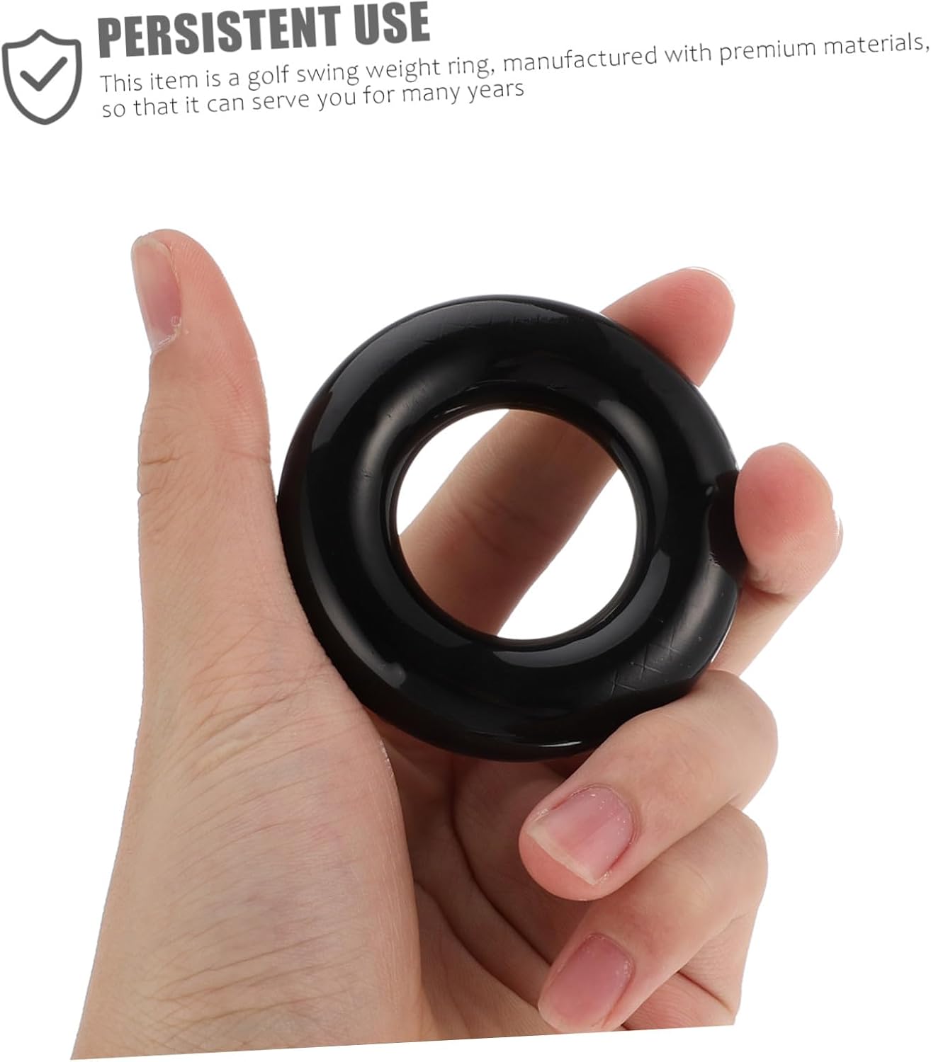 Golf Swing Weight Ring Professional Training Aid for Muscle Building and Flexibility Improvement Weighted Practice Tool for Strength Distance Control Enhancement