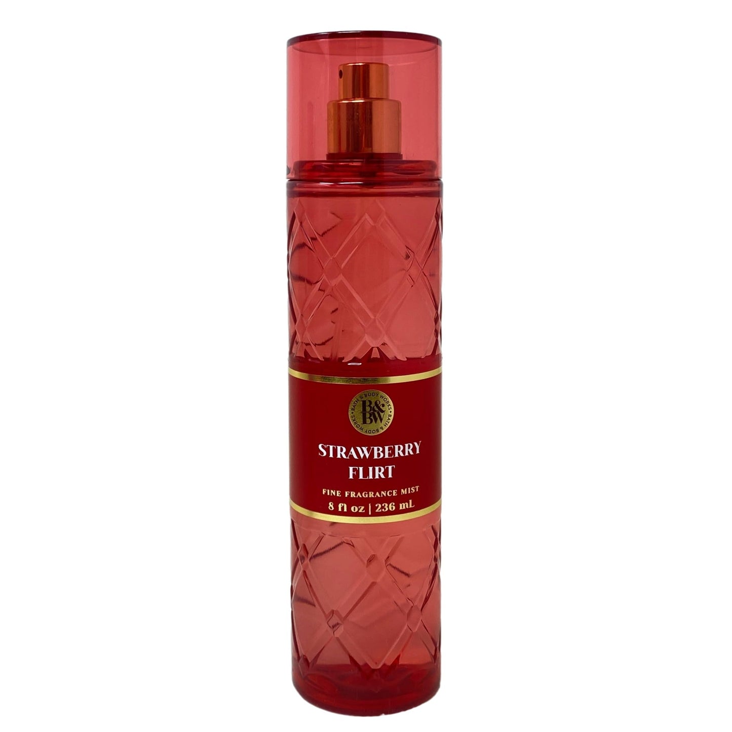 Bath & Body Works Strawberry Flirt Fine Fragrance Mist Bundle - 2 Pack, 8 Fl Oz Each, Full Size