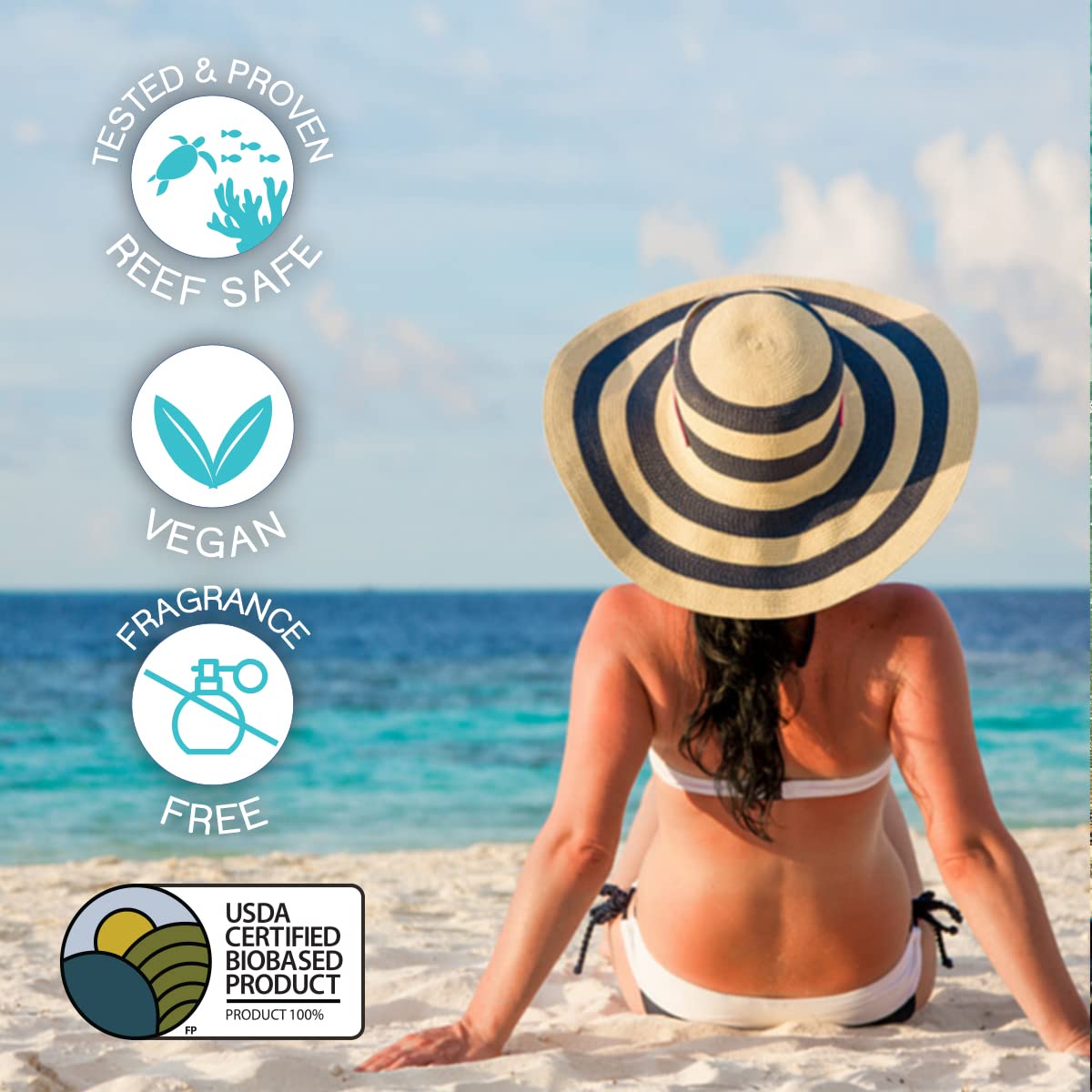 SPF 45 Every Day Tint Mineral Sunscreen | 2.5 Fl Oz Biodegradable, Paraben Free & Reef Safe | Non-Greasy Tinted Sunscreen For Face & Body Protection Against UVA & UVB