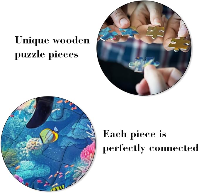 Beautiful Angels 1000 Pieces Eco-Friendly Wooden Puzzle for Adults - Matte Finish, DIY Fun, Perfect for Home, Room & Wall Decoration - Creative & Unique Gift Idea