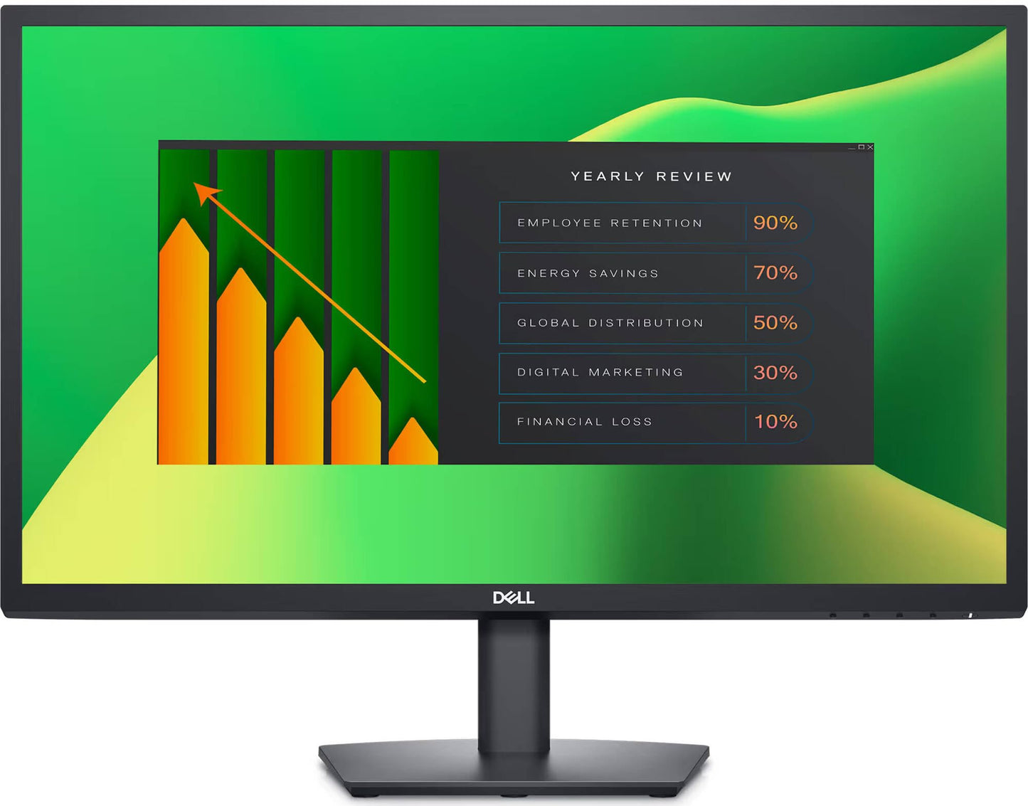 Dell 24" FHD VA Monitor with 5 ms Response Time, Flicker Free & Anti-Glare Display, VESA Mount Compatible (100x100mm), 1 x DisplayPort, VGA, Ideal for Home & Business, Black Color (2025 Latest Model)