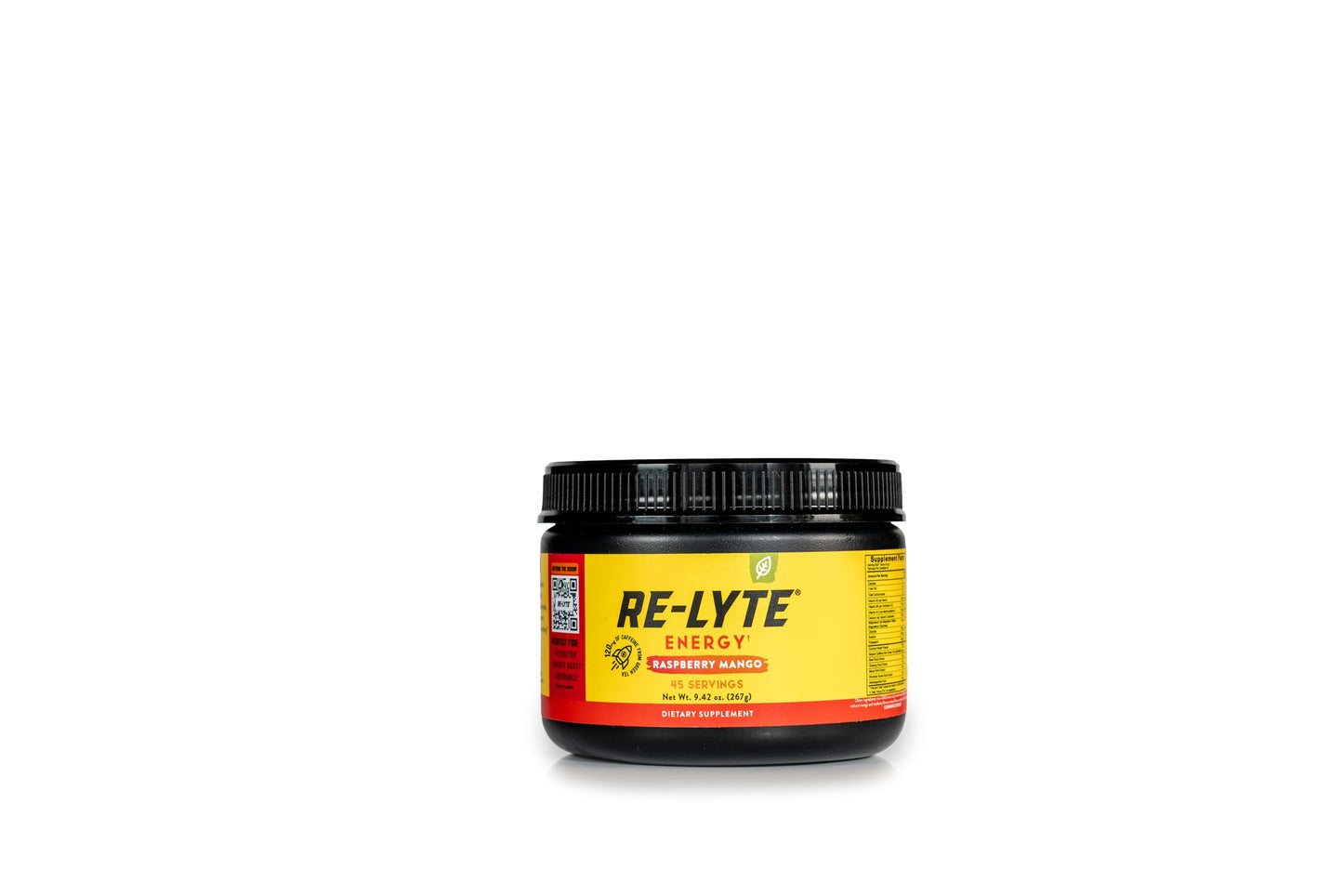 REDMOND Re-Lyte Energy Electrolyte Mix Raspberry Mango 8.6oz Jar